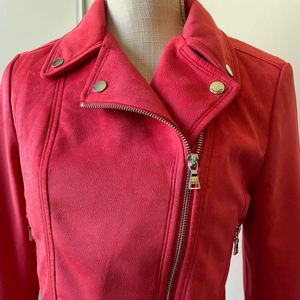 EXPRESS Moto Faux Suede Jacket - Picture 10 of 16